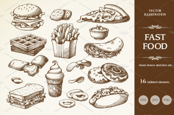 Desain dengan gaya sketsa tangan untuk tampilan kreatif dan artistik